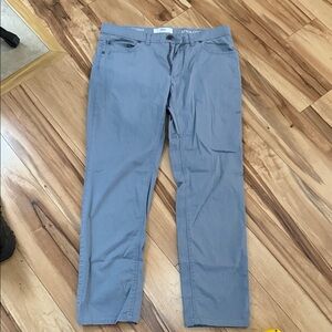 Light Blue Straight Leg Pants